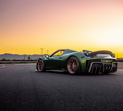 Фото дисков Brixton Forged R11-RS на Ferrari 458