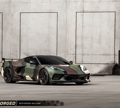 Фото дисков BC Forged HCA381 на Chevrolet Corvette C8