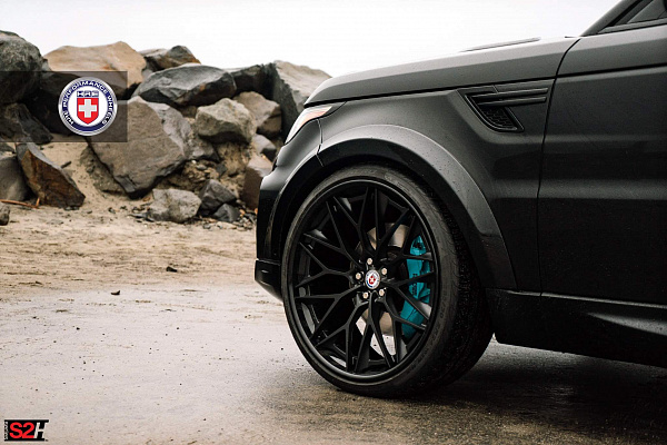 Фото дисков HRE S200H Черный сатин на Range Rover Sport II