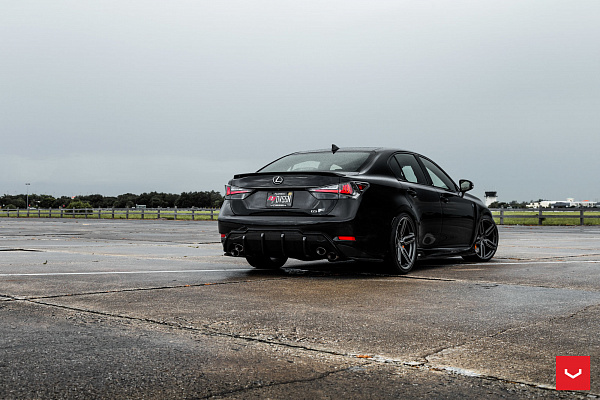 Фото дисков Vossen HF-1 Сатиновый графит на Lexus GS IV
