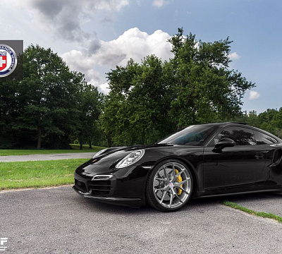 Фото дисков HRE P101 на Porsche 911 VII