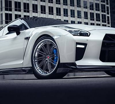 Фото дисков Vossen VPS-5 (3-Piece) на Nissan GT-R
