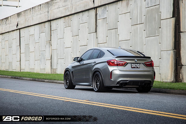 Фото дисков BC Forged LE72 // MLE72 Матовый графит на BMW X6/X6 M (F16/F86)