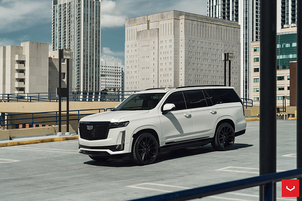 Фото дисков Vossen HF6-1 Черный сатин на Cadillac Escalade V