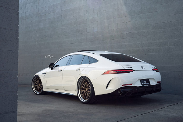 Фото дисков Anrky RS1 Глянцевое темное золото на Mercedes-Benz AMG GT I