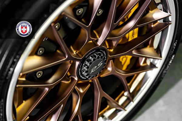 Фото дисков HRE S200H Сатиновая бронза на Porsche 911 VII
