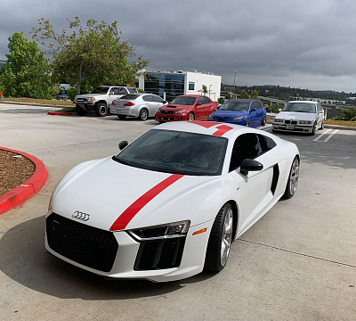 Фото дисков HRE S101 на Audi R8 (4S)