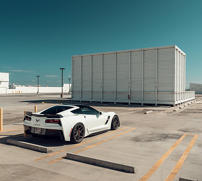 Фото дисков Vossen EVO-4R на Chevrolet Corvette C7
