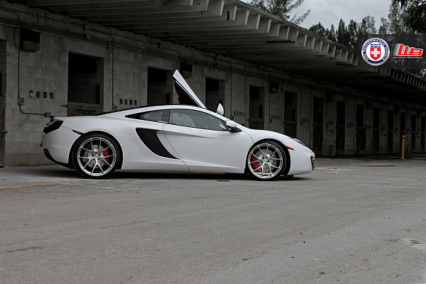 Фото дисков HRE P101 Сатиновый тонированный лак на McLaren 12C