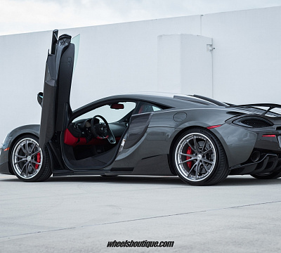 Фото дисков HRE S101 на McLaren 570S