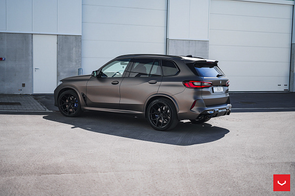 Фото дисков Vossen HF-5 Черный сатин на BMW X5/X5 M (G05/G18/F95)