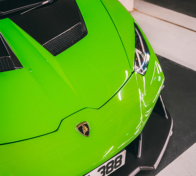 Фото дисков Brixton Forged PF7 Aerotech на Lamborghini Huracan