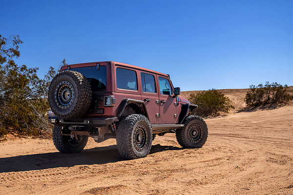Фото дисков Black Rhino SENTINEL Черный сатин на Jeep Wrangler IV (JL)