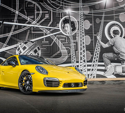 Фото дисков HRE RC100 на Porsche 911 VII