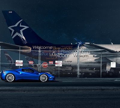 Фото дисков HRE S200 на Ferrari 488