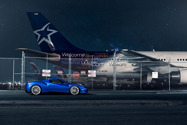 Фото дисков HRE S200 Глянцевый лак на Ferrari 488