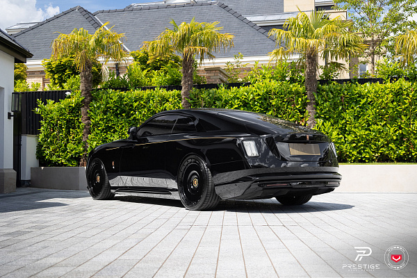 Фото дисков NOVITEC SP3 Черный глянец на Rolls-Royce Spectre