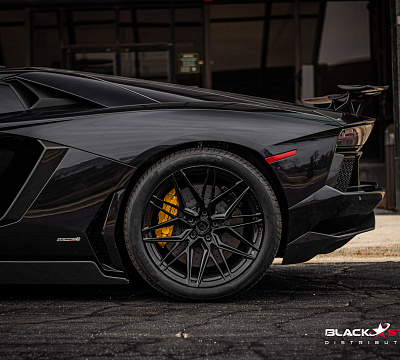 Фото дисков Vossen EVO-5 на Lamborghini Aventador