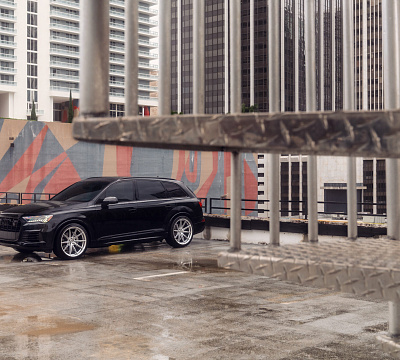 Фото дисков Vossen HFX-2 (5-Lug) на Audi Q7 (4M)