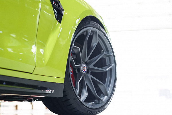Фото дисков HRE P201 Сатиновый графит на BMW 4/M4 (G22/G82)