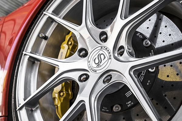 Фото дисков Strasse Wheels SM5R Deep Concave Monoblock Глянцевый лак на Porsche 911 VII