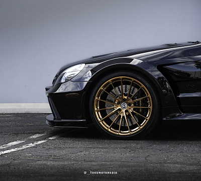 Фото дисков HRE P103 на Mercedes-Benz SL (R230)