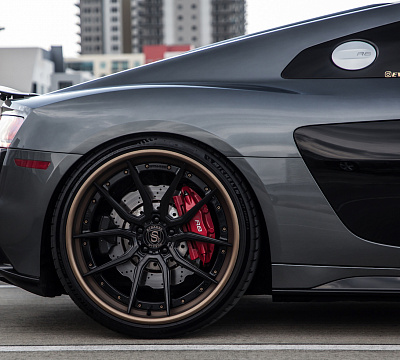 Фото дисков Strasse Wheels SV5 Deep Concave FS на Audi R8 (4S)