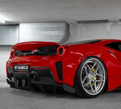 Фото дисков ST Wheels ST20.2 на Ferrari 488