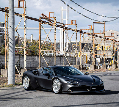 Фото дисков HRE 515 GTM на Ferrari SF90