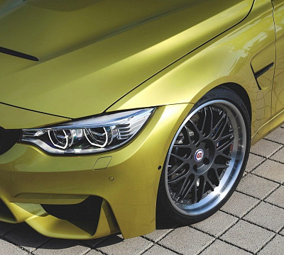 Фото дисков HRE C100 на BMW 3/M3 (F3x/F80)