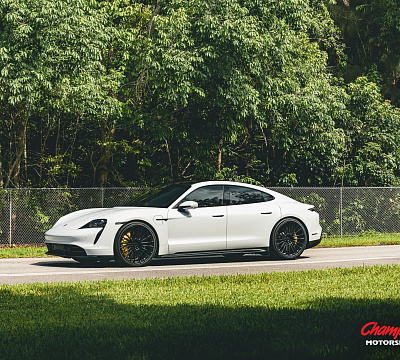 Фото дисков Vossen S17-04 на Porsche Taycan I