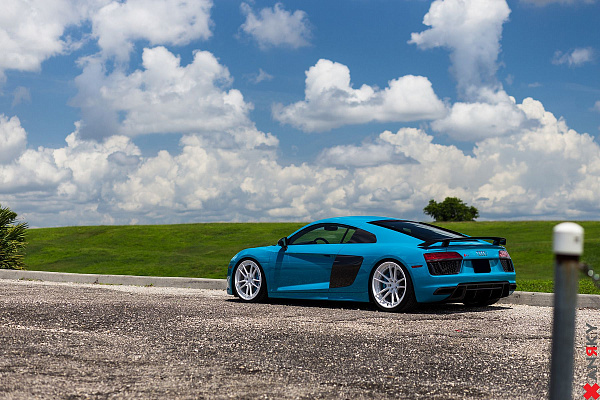Фото дисков Anrky AN34 Белый сатин на Audi R8 (4S)