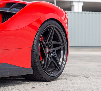 Фото дисков Anrky S3-X3 на Ferrari 488