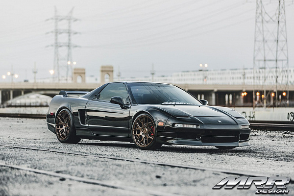 Фото дисков MRR FS01 Глянцевая бронза на Acura NSX I