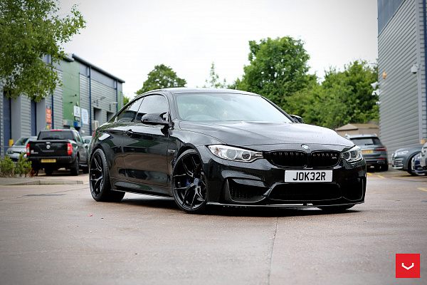 Фото дисков Vossen HF-5 Черный сатин на BMW 4/M4 (F32/F82)