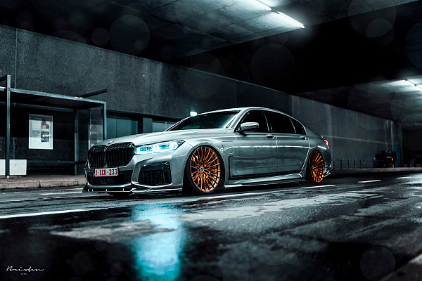 Фото дисков Brixton Forged HS1 Сатиновая медь на BMW 7 (G11/G12)