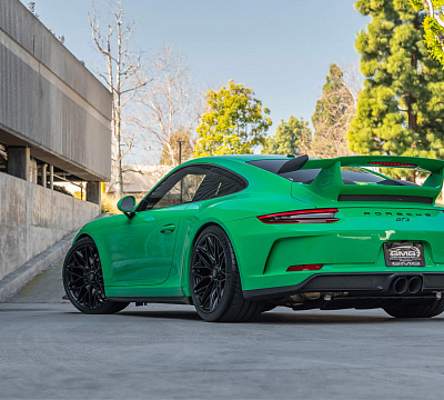 Фото дисков HRE P200 на Porsche 911 VII