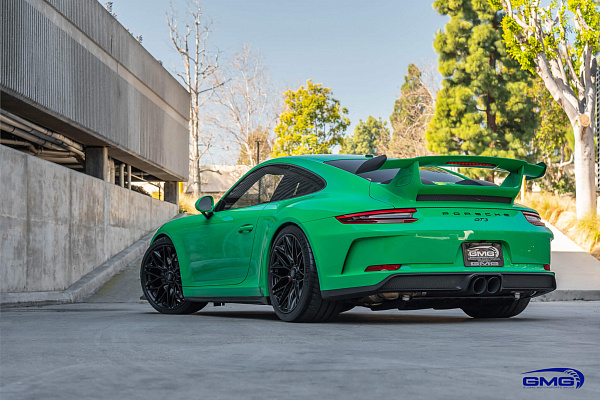 Фото дисков HRE P200 Черный сатин на Porsche 911 VII