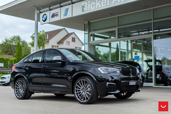 Фото дисков Vossen VFS-2 Глянцевый графит на BMW X4 (F26)