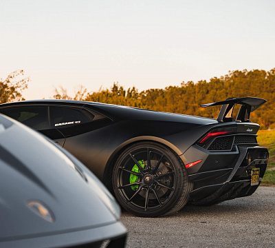 Фото дисков HRE P104SC на Lamborghini Huracan