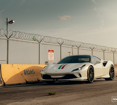 Фото дисков NOVITEC NF8 на Ferrari F8