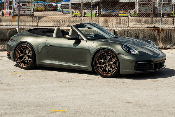 Фото дисков Anrky S3-X0 Сатиновая бронза на Porsche 911 VIII