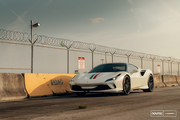 Фото дисков NOVITEC NF8 Черный глянец на Ferrari F8