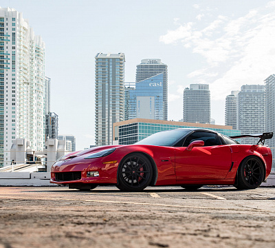 Фото дисков Vossen M-X2 на Chevrolet Corvette C6