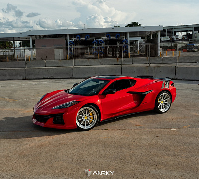 Фото дисков Anrky AN28 на Chevrolet Corvette C8