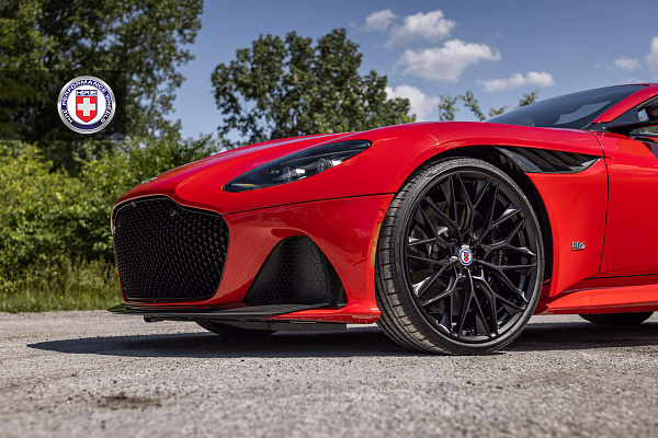 Фото дисков HRE P200 Черный сатин на Aston Martin DBS 3