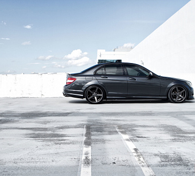 Фото дисков Vossen CV3 на Mercedes-Benz C-Class (W204)