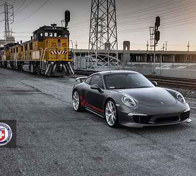 Фото дисков HRE P101 на Porsche 911 VII