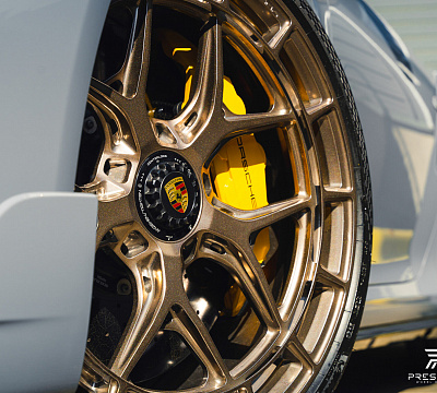Фото дисков Vossen LC3-01 на Porsche 911 VIII