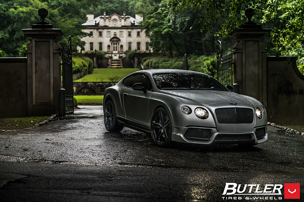 Фото дисков Vossen HF-1 Черный сатин на Bentley Continental GT II